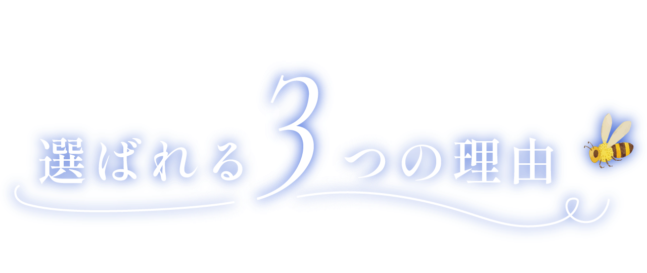 選ばれる3つの理由